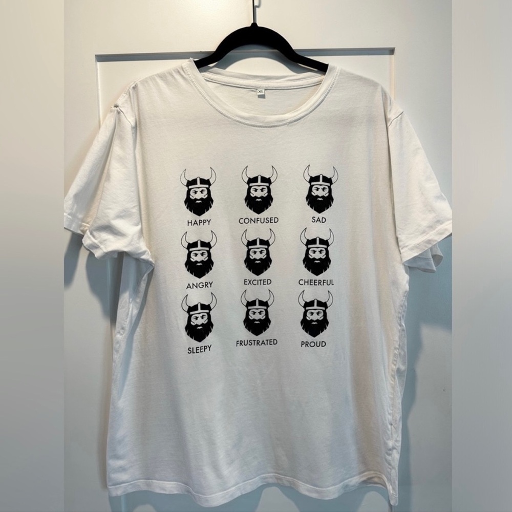 White Graphic Men’s T-Shirt